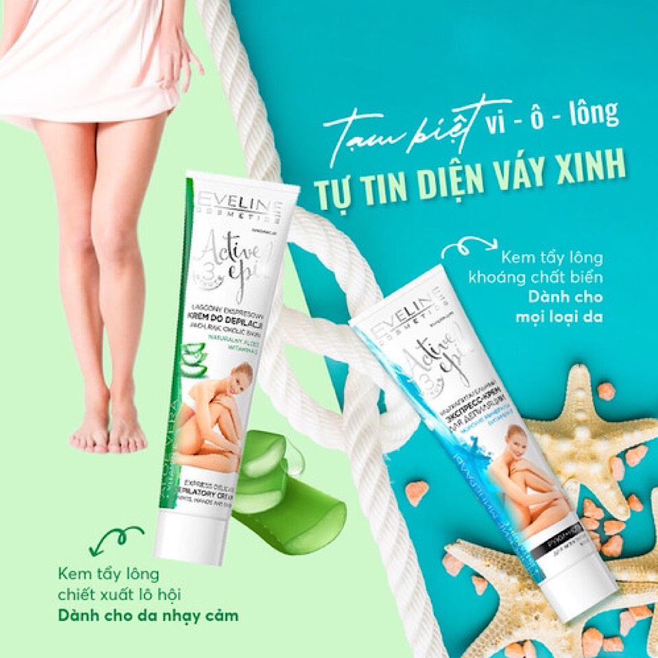 Kem tẩy lông Eveline Active Epil